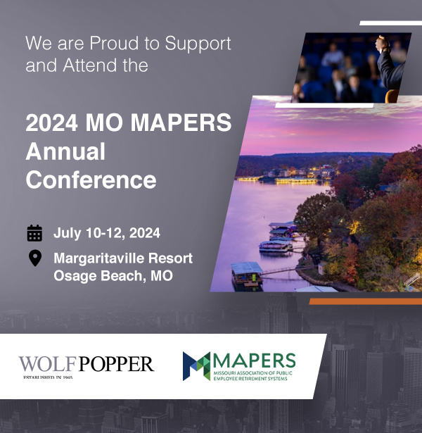 Wolf Popper LLP Wolf Popper Proudly Supports and Attends the Missouri